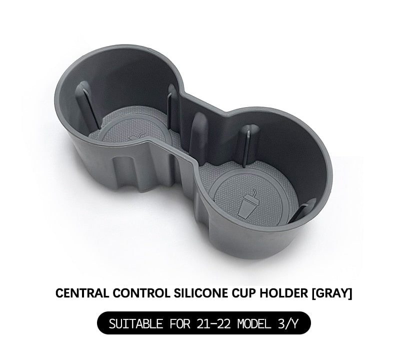 Silicon cup holder for Tesla Model Y & 3 – Tesla+